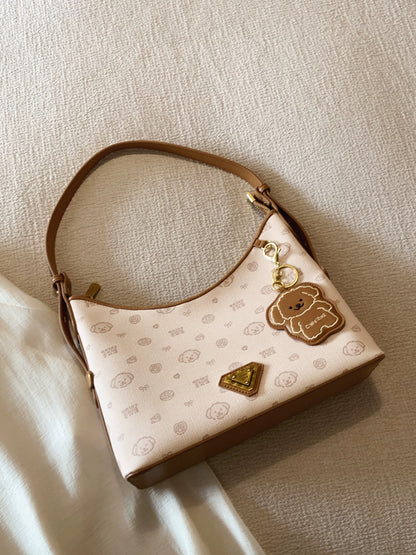 Nanfeng Chio2nd Bread Puppy Blooming Theater Tote Bag 2025 Popular Large Bag Shoulder Messenger Bag Women
