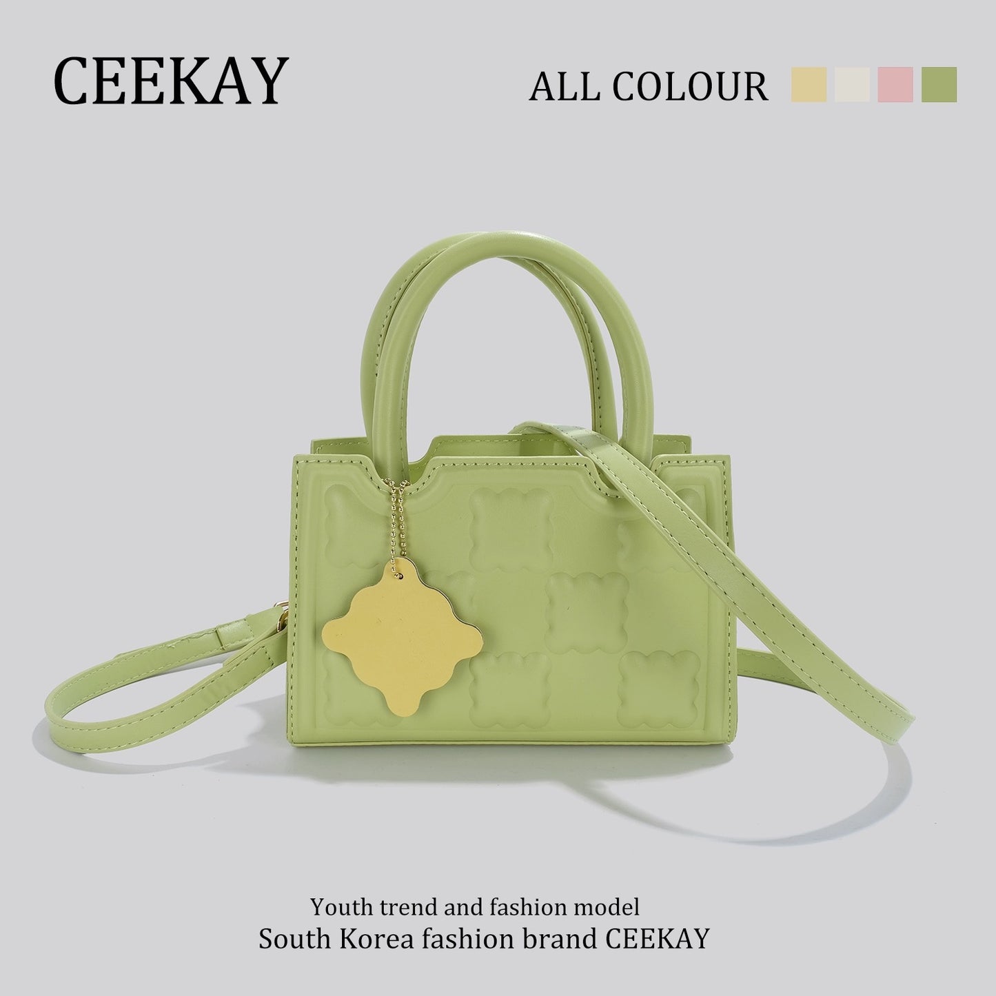 CEEKAY original high-grade small hand-held biscuit bag niche design bag female 2024 new shoulder messenger bag