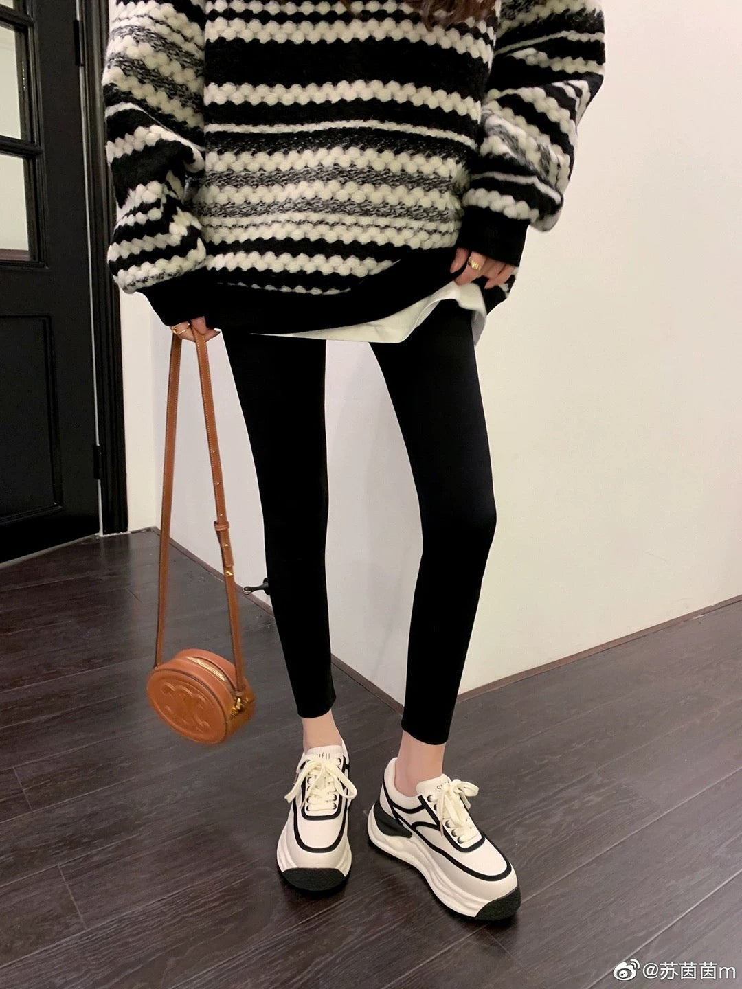 [sheii Su Yinyin] The secret to height increase ~ dissolving thick-soled genuine leather casual sports shoes for women, white shoes, board shoes