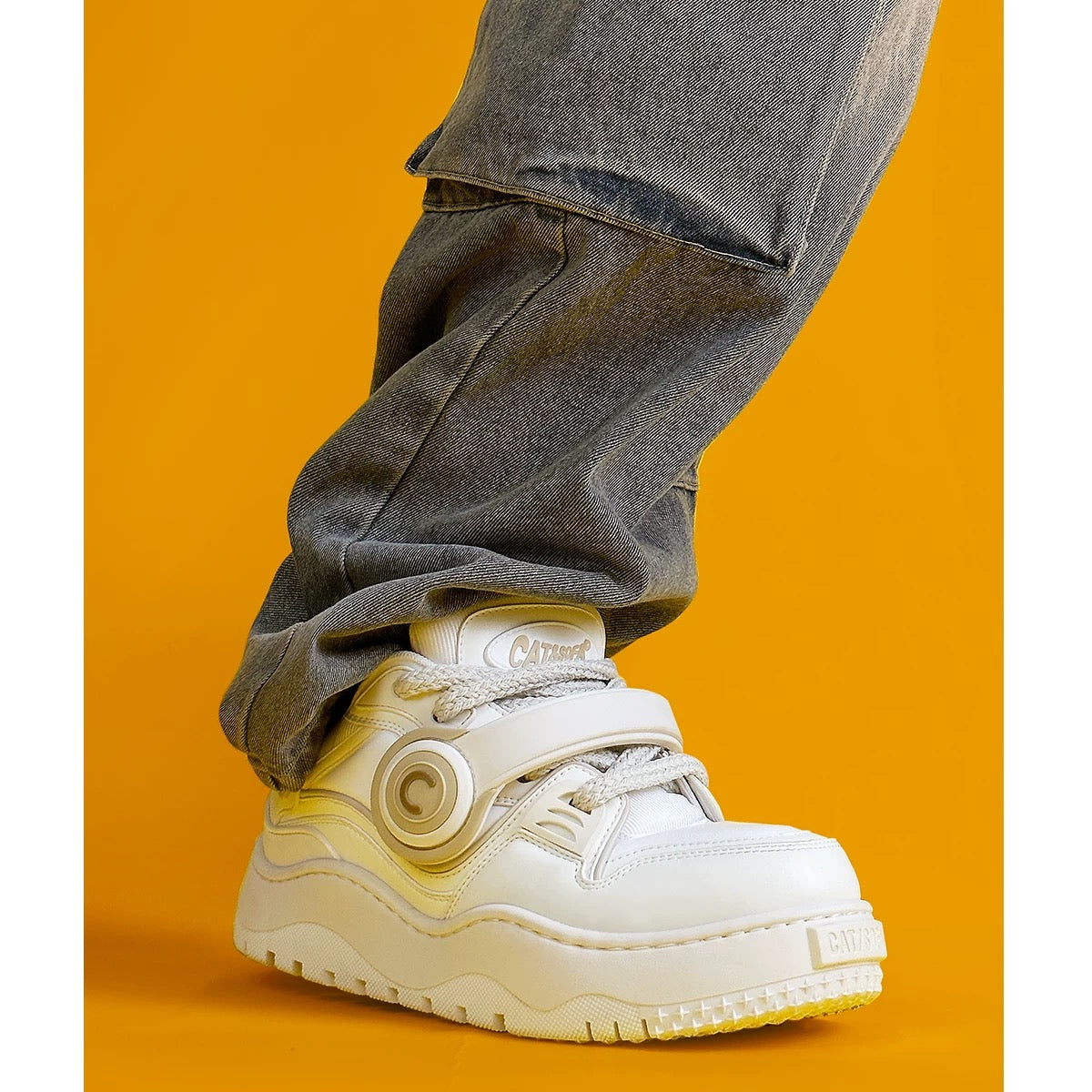 [Tian Jiarui's same style] First release of CAT&SOFA/cat and sofa headphones shoes retro bread shoes new sneakers