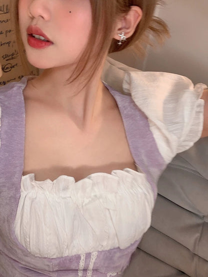 Exquisite and simple four-pointed star earrings for women, high-end diamond earrings without piercings, ear clips, versatile new earrings