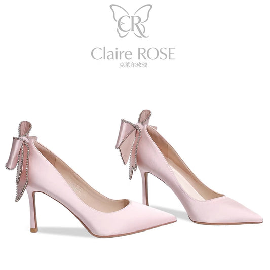 Princess Claire Rose Coronation Gift Box – Crystal Stiletto Heels; a Birthday Gift for Girls (Ideal for 18th Coming-of-Age Celebrations)