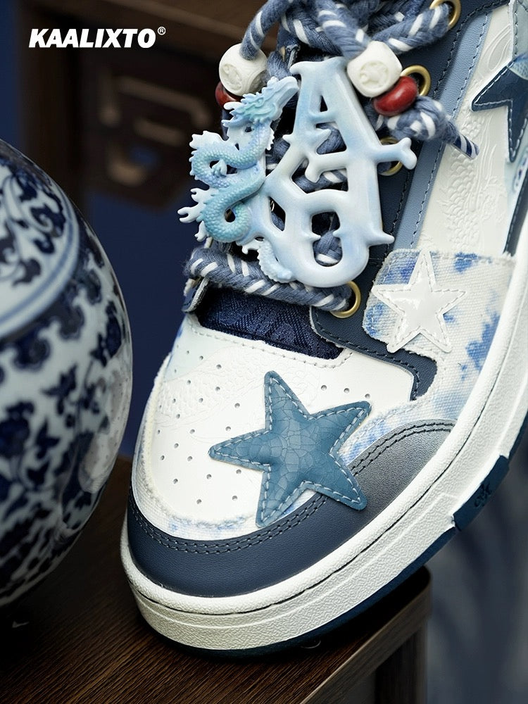 [Same style for stars] kaalixto Year of the Dragon limited star shoes national fashion spring and summer new thick-soled versatile sneakers