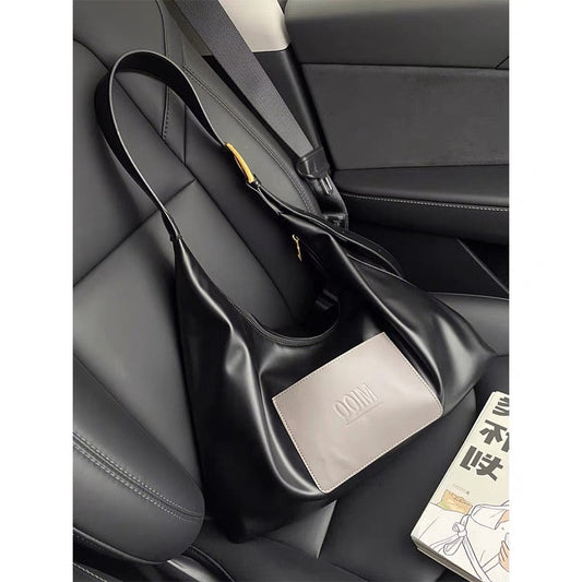 One-shoulder bag women's large capacity 2023 new fashion all-match high-level sense niche commuter women's bag tote extra large bag