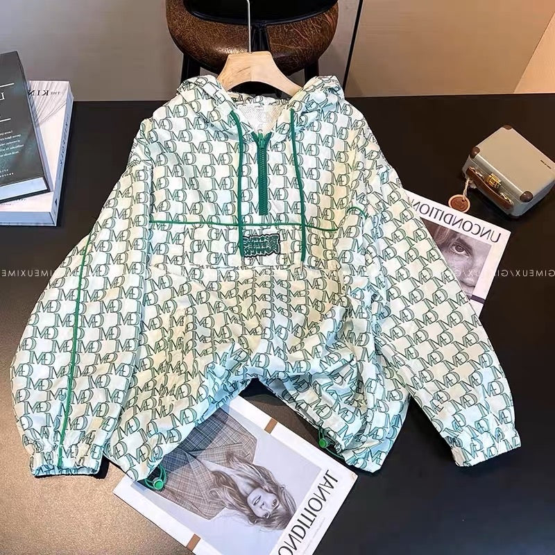 High-end sense of small fragrance casual sports sunscreen suit men and women summer fashion foreign style age-reducing two-piece suit