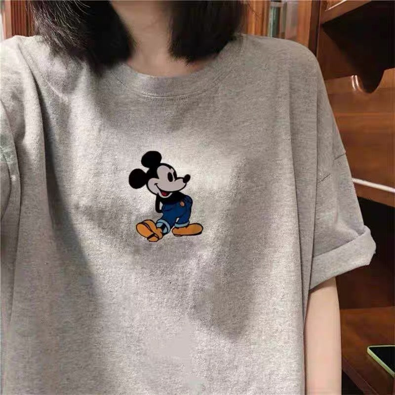 Foreign trade cut label tail order ~ counter withdrawal American trend summer short-sleeved T-shirt men and women pure cotton loose versatile