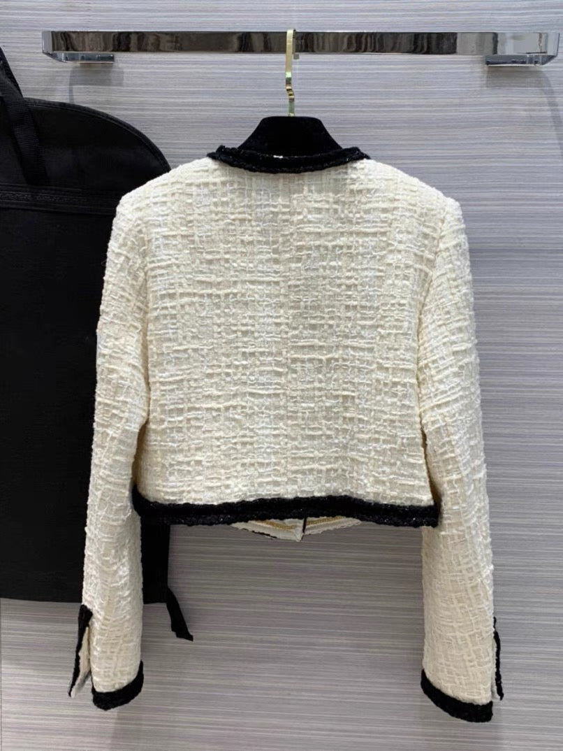 European station small fragrant style jacket for women autumn 2023 new top design niche high-end temperament short style trendy