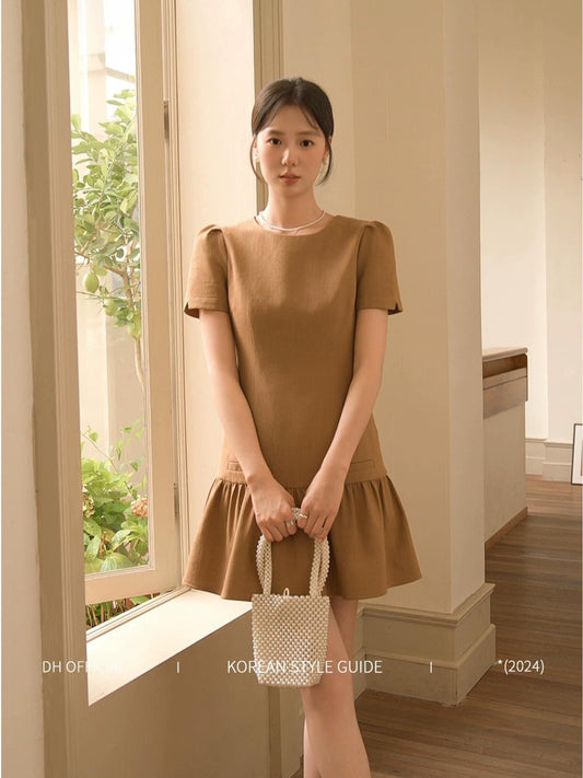 DH OFFICIAL Big Flower [Show Vivian] Elegant Palace Romantic Temperament Dress