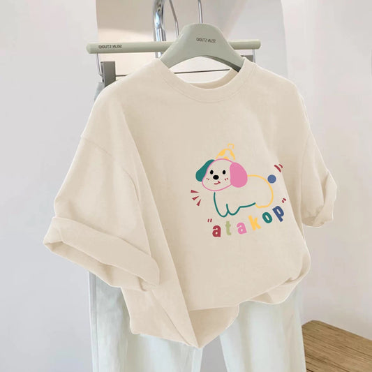 Foreign trade cut label tail order ~ counter withdrawal American trend summer short-sleeved T-shirt men and women pure cotton loose versatile (Copy)