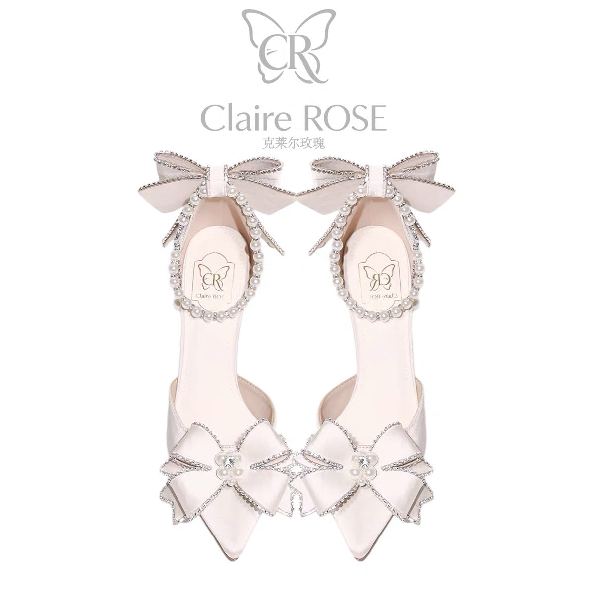 Princess Claire Rose Coronation Gift Box – Crystal Stiletto Heels; a Birthday Gift for Girls (Ideal for 18th Coming-of-Age Celebrations)