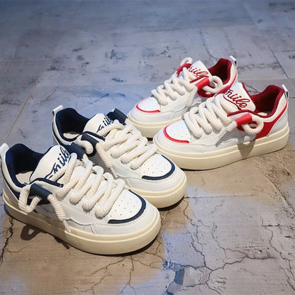Small white shoes women's summer 2023 new spring and autumn skate shoes small crowd casual street shooting thick bottom slip on personalized women's shoes trend