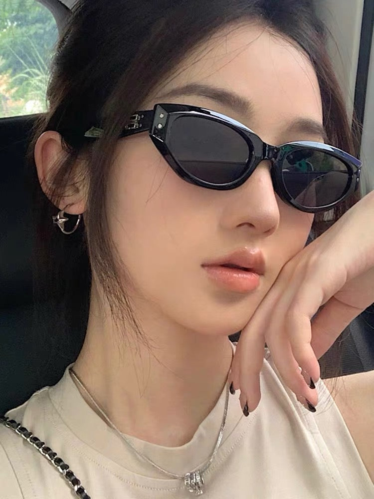 YIcheon love effect 3 circles indifferent necklace diamond ring design sense of temperament slightly flashing clavicle C36