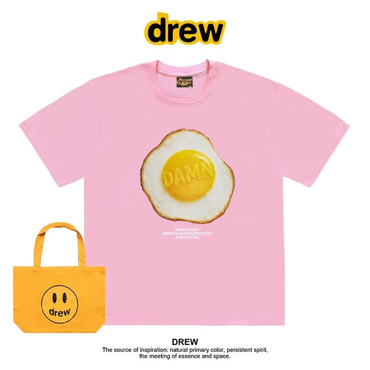 drew American trendy brand Crayon Shin-chan short-sleeved T-shirt men and women ins loose summer heavy cotton casual couple outfit