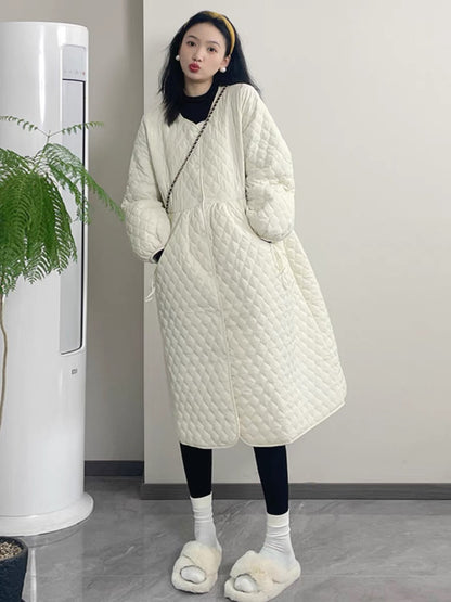 Maternity wear autumn and winter 2023 new suit cotton coat loose belly-covering cotton jacket casual winter two-piece set (D7774)
