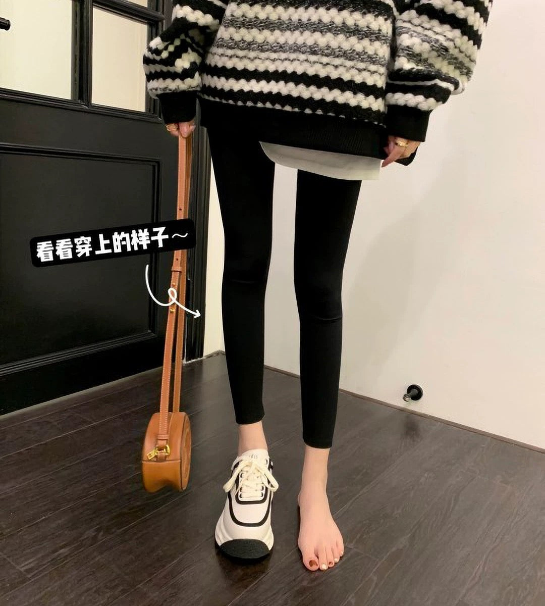 [sheii Su Yinyin] The secret to height increase ~ dissolving thick-soled genuine leather casual sports shoes for women, white shoes, board shoes
