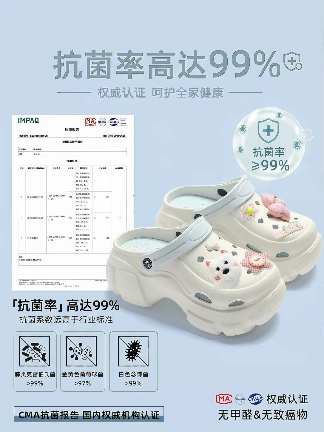 Women's Non-Slip EVA Clogs for Pregnant Women – Odor-Resistant, Thick-Soled, Closed-Toe Sandals with Arch Support (Suitable for Beach & Casual Wear)