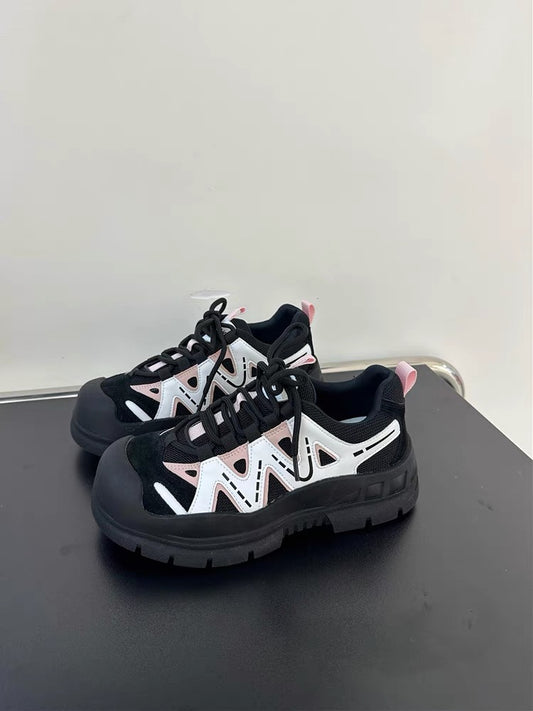 Bo Xiangni's design of ugly and cute dad shoes for women 2023 new autumn thick-soled casual internet celebrity popular retro sports shoes