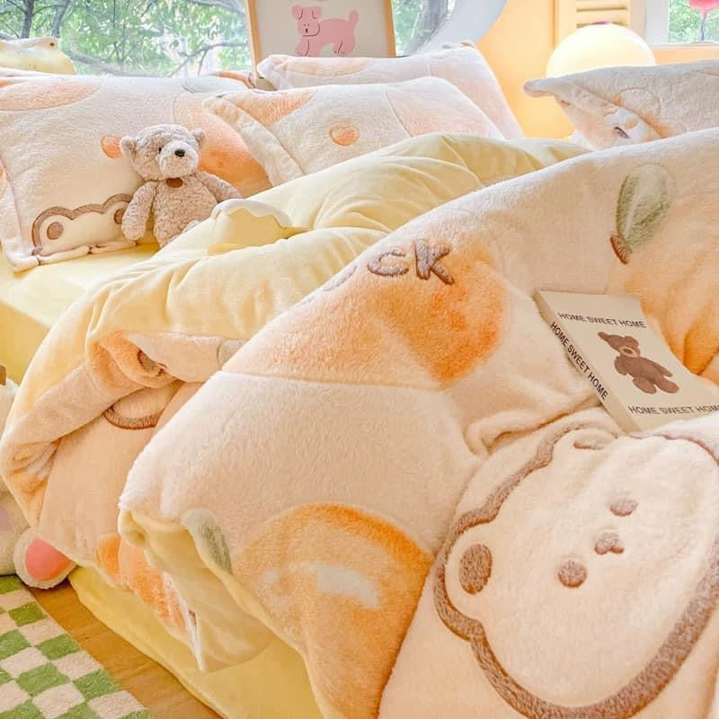 Coral fleece blanket lamb fleece quilt thickened winter single student dormitory milk flannel blanket bed