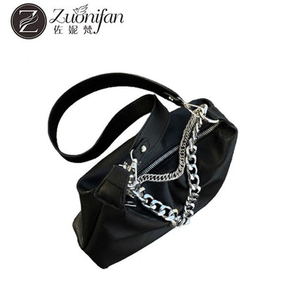 Bag ladies 2023 new high-end texture niche design chain bag large-capacity versatile one-shoulder Messenger bag