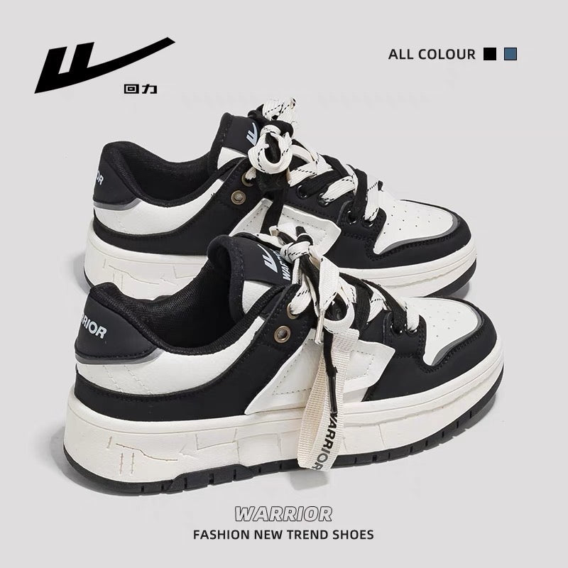 Pull back women's shoes 2023 spring new all-match white shoes original niche black and white panda sneakers women's sneakers