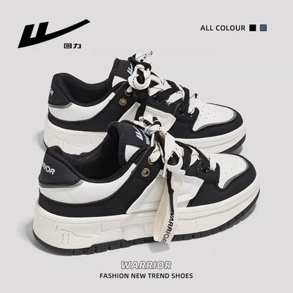 Pull back women's shoes 2023 spring new all-match white shoes original niche black and white panda sneakers women's sneakers