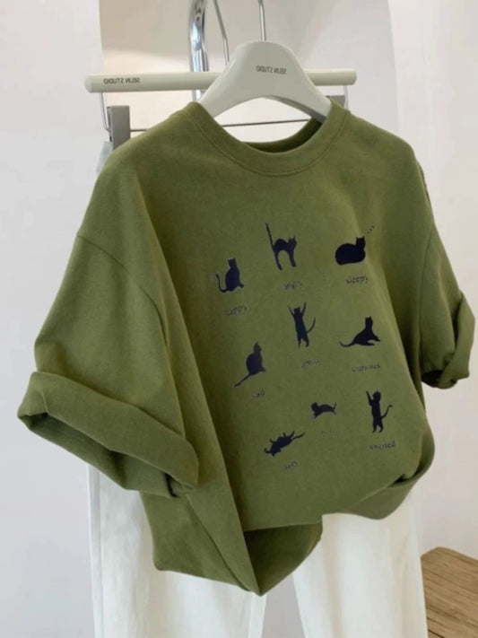 Foreign trade cut label tail order ~ counter withdrawal American trend summer short-sleeved T-shirt men and women pure cotton loose versatile