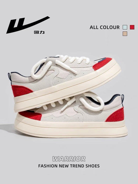 Pull back canvas shoes women's 2023 spring and autumn new big head skate shoes women's thick bottom all-match retro dopamine women's shoes