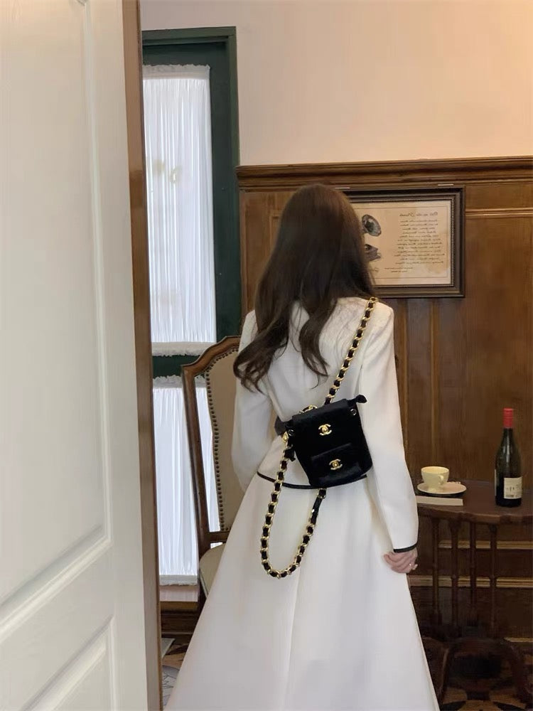 White French retro style suit dress suit cold style high-end small fragrance women's early autumn wear 2023