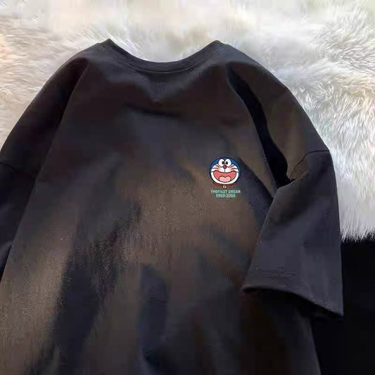 Foreign trade cut label tail order ~ counter withdrawal American trend summer short-sleeved T-shirt men and women pure cotton loose versatile