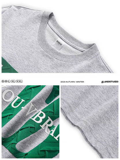 Xu Tailang American retro letter printed short-sleeved simple fashion loose versatile t-shirt ins trend men's top