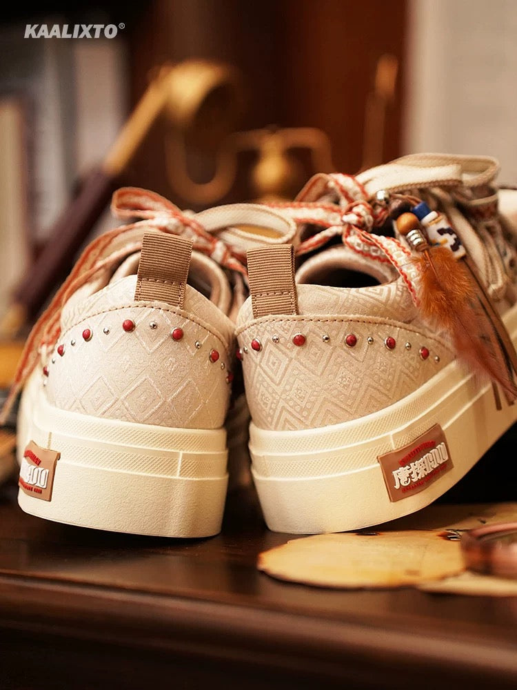Kaalixto Tang Detective 1900 joint model national trend niche design star shoes men and women casual versatile canvas shoes