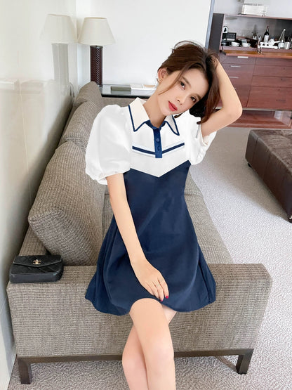Summer popular beautiful temperament dress 2024 new French temperament high-end dress for women petite summer