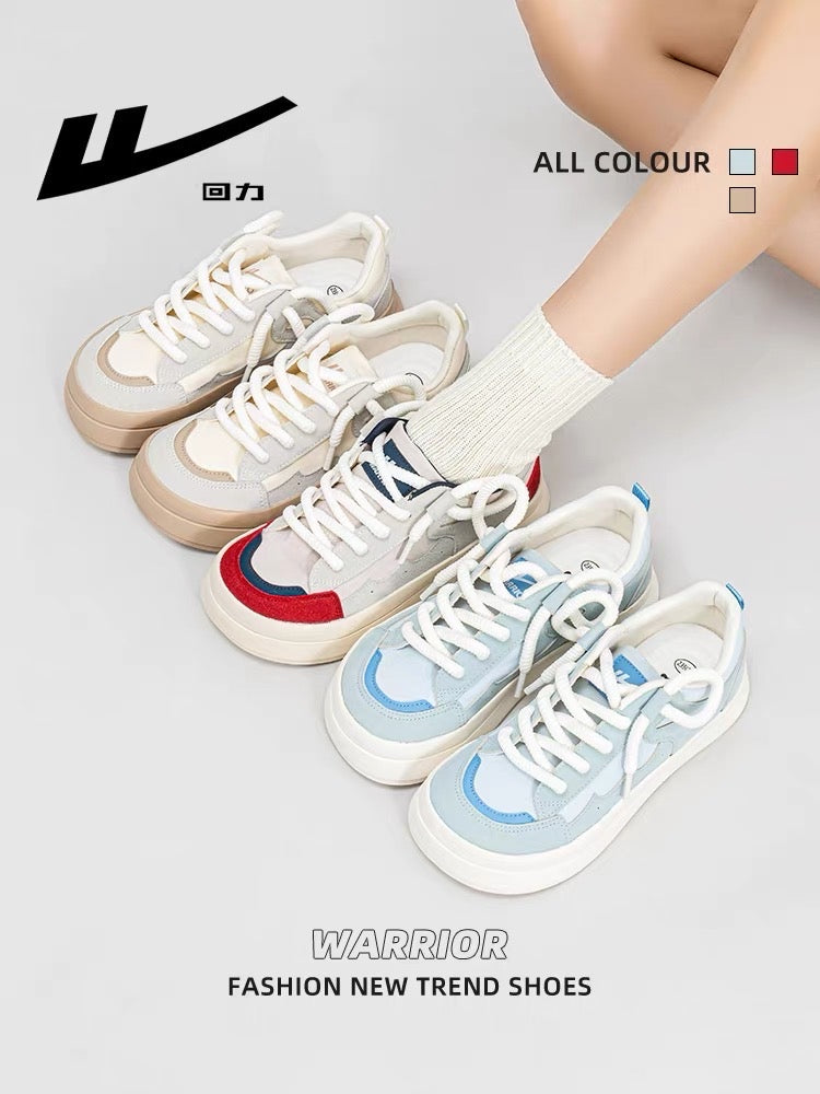 Pull back canvas shoes women's 2023 spring and autumn new big head skate shoes women's thick bottom all-match retro dopamine women's shoes