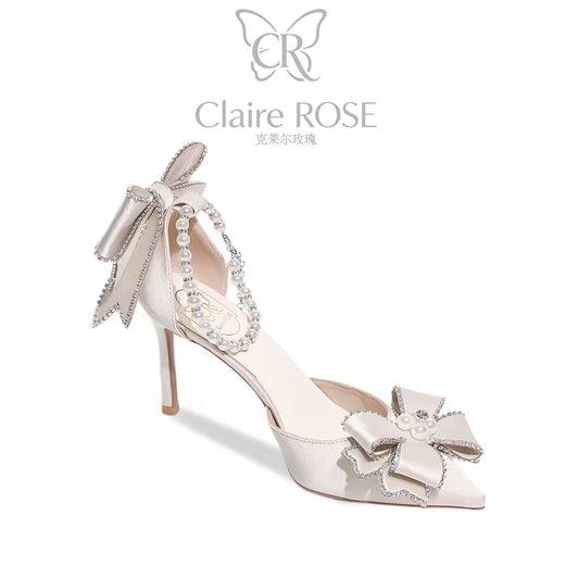 Princess Claire Rose Coronation Gift Box – Crystal Stiletto Heels; a Birthday Gift for Girls (Ideal for 18th Coming-of-Age Celebrations)