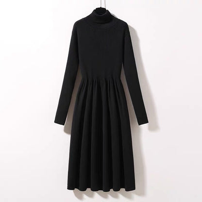 Christmas and New Year Red Windbreaker Coat for Women Spring and Autumn Thick Slim Knitted Bottoming Dress Casual Suit (S0347)