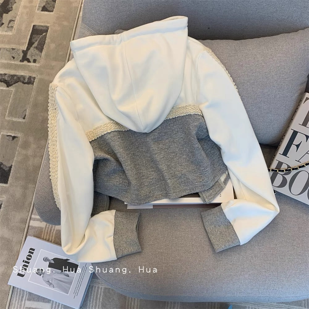 MUEL◆Women's sweatshirt suit autumn 2023 new casual fashion, foreign style, fashionable temperament, slimming two-piece set