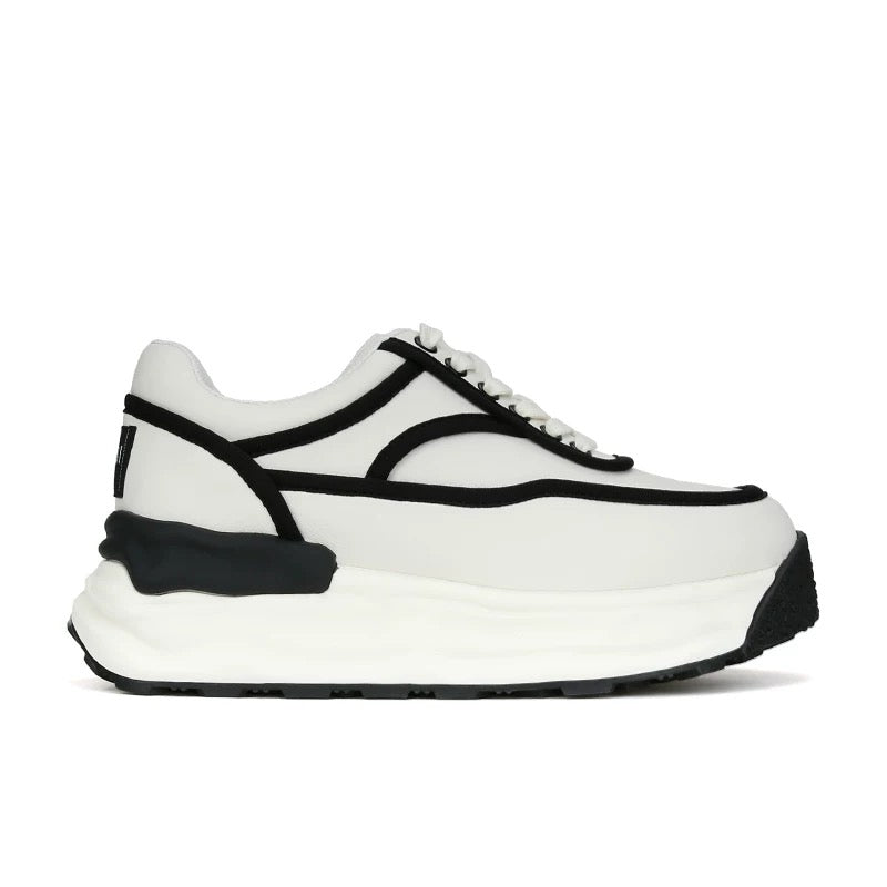 [sheii Su Yinyin] The secret to height increase ~ dissolving thick-soled genuine leather casual sports shoes for women, white shoes, board shoes