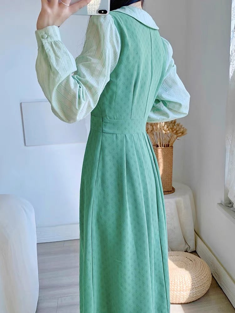 Autumn 2023 new skirt French first love age-reducing fairy temperament fresh waist slimming dress for small people