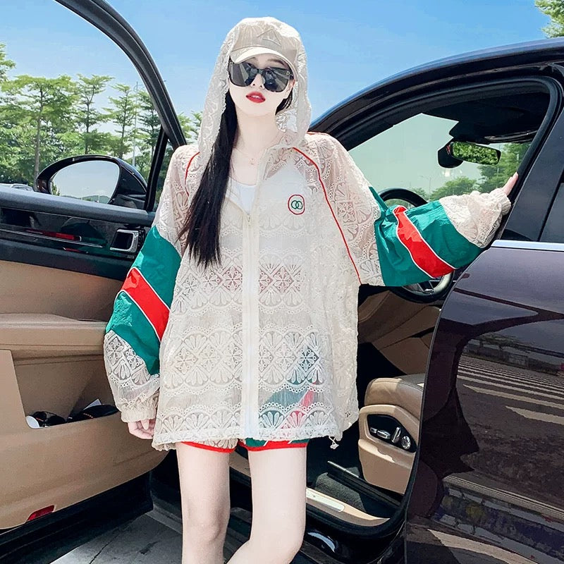 European street sun protection clothing casual fashion suit for women summer 2023 new style fashionable shorts sports two-piece set