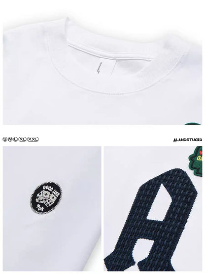 Xu Tailang American fashion brand trend short-sleeved T-shirt men's summer Korean version handsome versatile half-sleeved 2023 new T-shirt