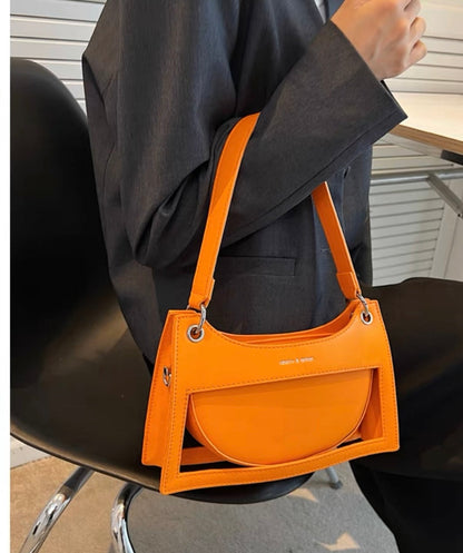 Niche armpit bag women's spring and summer 2023 new personality high-end portable small square bag popular chain Messenger bag