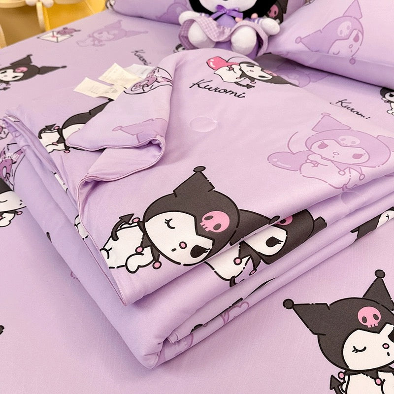 Class A soybean fiber knitted cotton summer cool quilt machine washable summer children's thin quilt spring and autumn summer air conditioning quilt