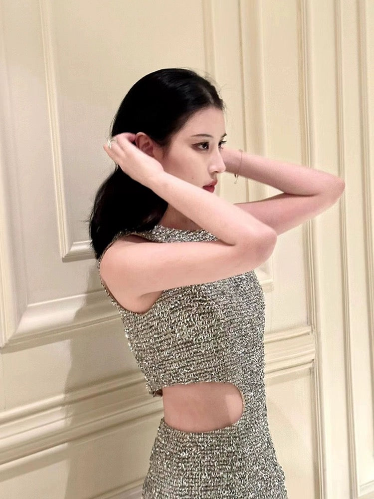 Internet celebrity street slim mini skirt women's 2024 niche private clothing customized trendy fashion dress