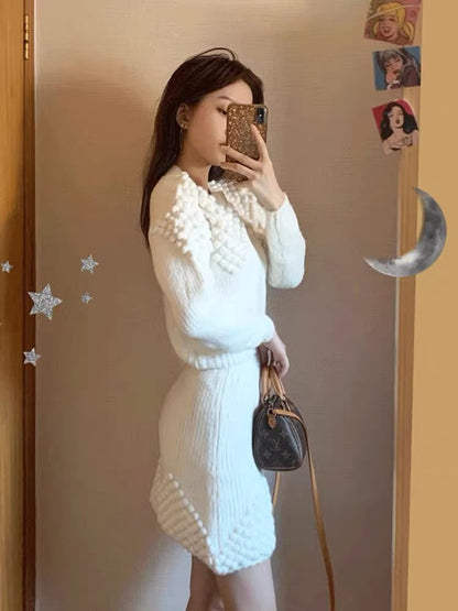 Small skirt suit early spring 2023 new women's salty and sweet age-reducing two-piece set fashionable and stylish internet celebrity T3498