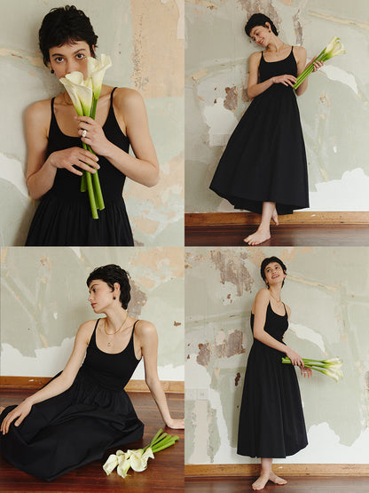 Sinan comes with a chest pad French high-end temperament suspender dress 2024 early spring new SN4765