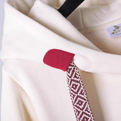 Maternity wear, winter fashion, velvet hooded sweatshirt, New Year's maternity spring suit, long-sleeved fake two-piece dress