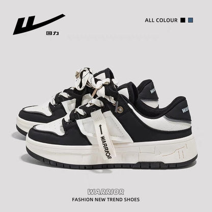 Pull back women's shoes 2023 spring new all-match white shoes original niche black and white panda sneakers women's sneakers