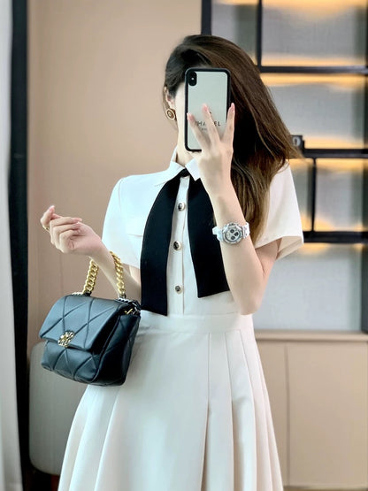 Xiaoxiangfeng dress, women's summer long dress, French niche high-end engagement and birthday dress, you can usually wear a skirt