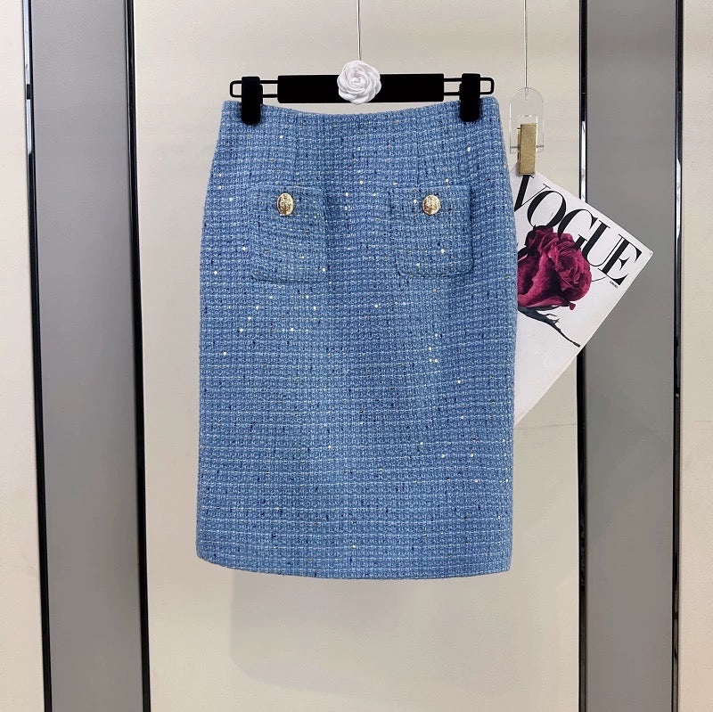 Fengyi high-end small fragrance suit female 2023 autumn and winter new fashion temperament thin and age-reducing two-piece suit