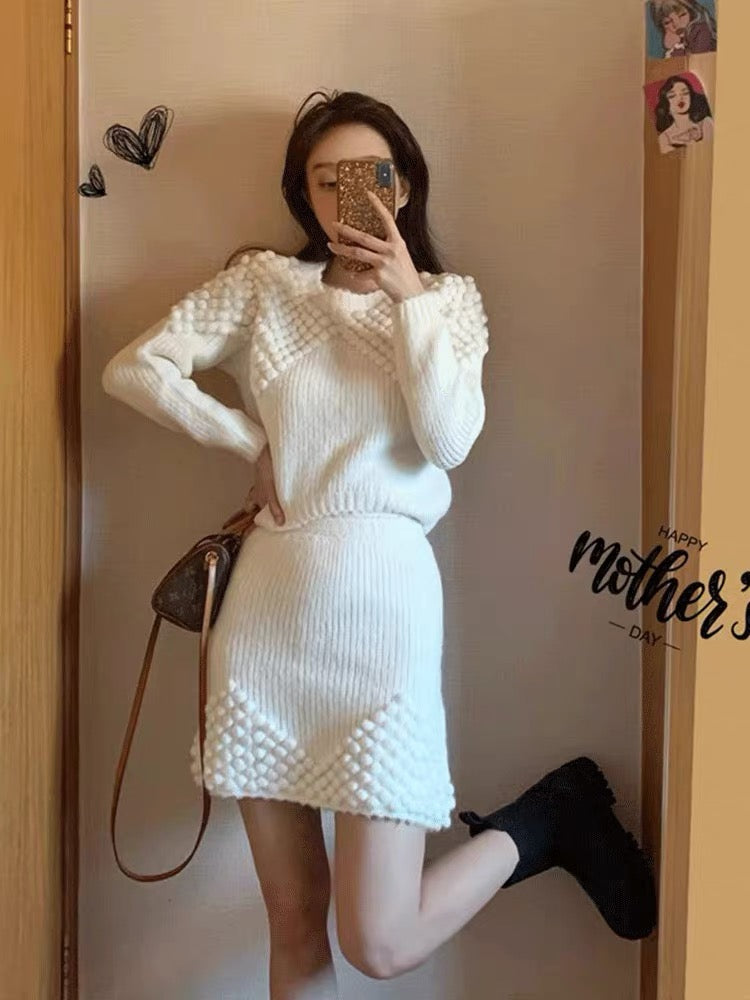 Small skirt suit early spring 2023 new women's salty and sweet age-reducing two-piece set fashionable and stylish internet celebrity T3498